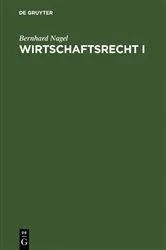 Book cover of Wirtschaftsrecht I (4th ed.) by Unknown