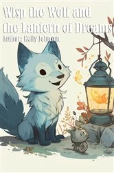 Book cover of Wisp the Wolf and the Lantern of Dreams by Kelly Johnson