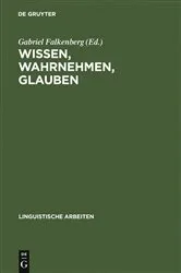 Book cover of Wissen, Wahrnehmen, Glauben by Unknown