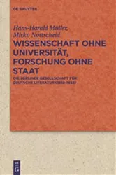 Book cover of Wissenschaft ohne Universität, Forschung ohne Staat by Hans-Harald Müller