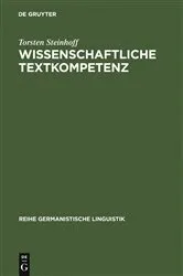 Book cover of Wissenschaftliche Textkompetenz by Unknown