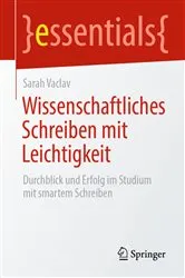 Book cover of Wissenschaftliches Schreiben mit Leichtigkeit by Sarah Vaclav