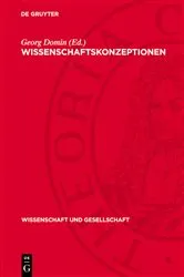 Book cover of Wissenschaftskonzeptionen by Georg Domin