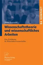 Book cover of Wissenschaftstheorie und wissenschaftliches Arbeiten by Unknown