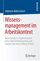 Book cover of Wissensmanagement im Arbeitskontext by Stéphanie Maïté Gretsch