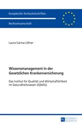Book cover of Wissensmanagement in der Gesetzlichen Krankenversicherung by Laura Lißner