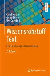 Book cover of Wissensrohstoff Text (2nd ed.) by Chris Biemann