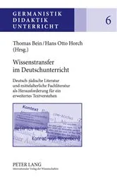 Book cover of Wissenstransfer im Deutschunterricht by Ina Karg
