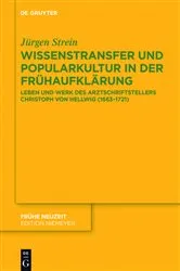 Book cover of Wissenstransfer und Popularkultur in der Frühaufklärung by Jürgen Strein