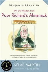 Book cover of Wit and Wisdom from Poor Richard's Almanack by Benjamin Franklin