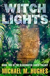 Book cover of Witch Lights by Michael M. Hughes
