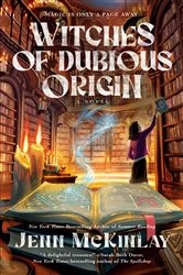 Book cover of Witches of Dubious Origin by Jenn McKinlay