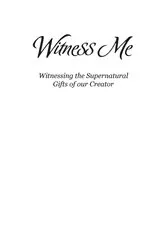 Book cover of Witness Me by Darlene Marie