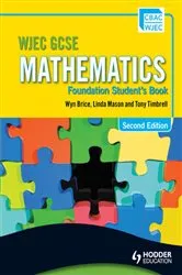 Book cover of WJEC GCSE Mathematics - Foundation Student's Book by Unknown