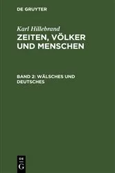 Book cover of Wälsches und Deutsches (2nd ed.) by Karl Hillebrand