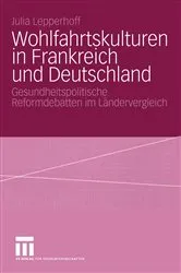 Book cover of Wohlfahrtskulturen in Frankreich und Deutschland by Julia Lepperhoff
