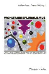 Book cover of Wohlfahrtspluralismus by Adalbert Evers
