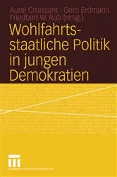 Book cover of Wohlfahrtsstaatliche Politik in jungen Demokratien by Aurel Croissant