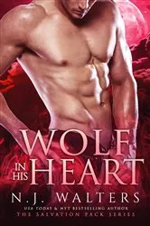 Book cover of Wolf in his Heart by N.J. Walters