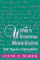 Book cover of Women Editing Modernism by Jayne Marek