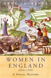 Book cover of Women In England 1500-1760 by Anne Laurence