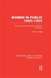 Book cover of Women in Public, 1850-1900 by Patricia Hollis