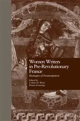 Book cover of Women Writers in Pre-Revolutionary France by Unknown