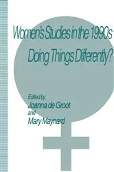 Book cover of Women's Studies in the 1990s by Joanna de Groot