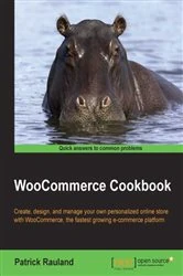 Book cover of WooCommerce Cookbook by Patrick Rauland
