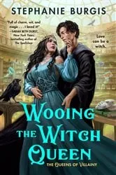 Book cover of Wooing the Witch Queen by Stephanie Burgis