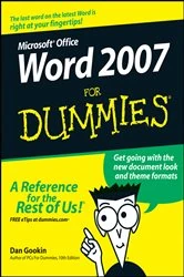 Book cover of Word 2007 For Dummies by Dan Gookin