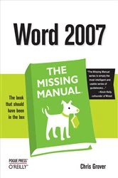 Book cover of Word 2007: The Missing Manual by Chris Grover