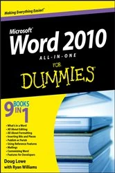 Book cover of Word 2010 All-in-One For Dummies by Doug Lowe