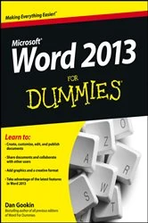 Book cover of Word 2013 For Dummies by Dan Gookin