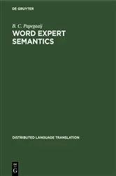 Book cover of Word Expert Semantics by Unknown