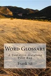 Book cover of Word Glossary by Frank Sit