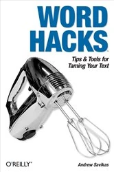 Book cover of Word Hacks by Andrew Savikas