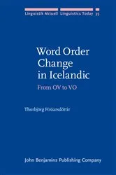 Book cover of Word Order Change in Icelandic by Thorbjörg Hróarsdóttir
