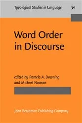 Book cover of Word Order in Discourse by Pamela A. Downing