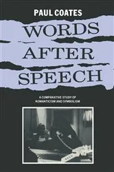 Book cover of Words After Speech by Paul Coates