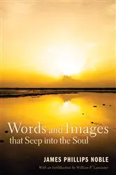 Book cover of Words and Images that Seep into the Soul by James Phillips Noble