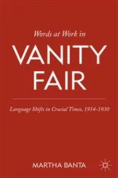 Book cover of Words at Work in Vanity Fair by M. Banta