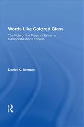 Book cover of Words Like Colored Glass by Daniel K Berman