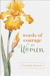 Book cover of Words of Courage for Women by Carolyn Larsen