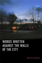 Book cover of Words Written Against the Walls of the City by Bruce Bond