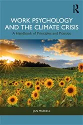 Book cover of Work Psychology and the Climate Crisis by Jan Maskell