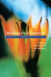 Book cover of Working for a Doctorate by Norman Graves