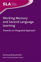 Book cover of Working Memory and Second Language Learning by Zhisheng (Edward) Wen