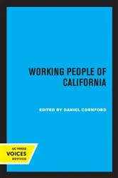 Book cover of Working People of California by Daniel Cornford