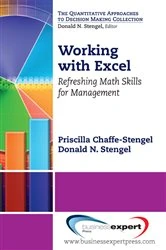 Book cover of Working with Excel by Priscilla Chaffe-Stengel